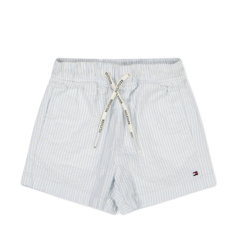 מכנס TOMMY HILFIGER מידות 2-16 לילדים בדוגמת פסים תכלת