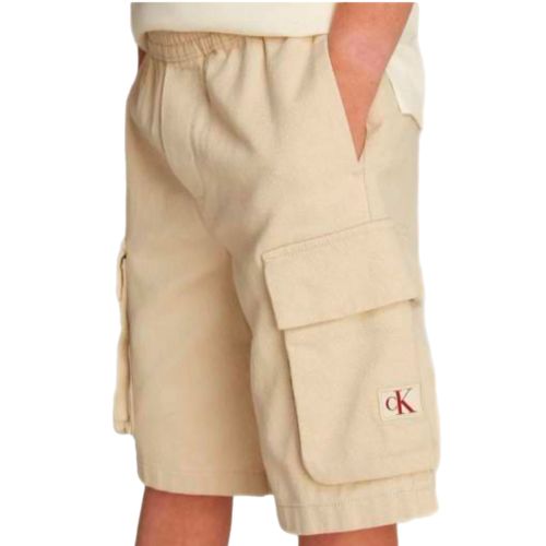 מכנס CALVIN KLEIN מידות 4-16 לילדים בגוון בז'