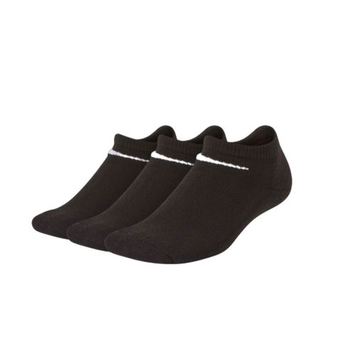 שלישיית גרביים NIKE מידות 23-35 לילדים בגוון שחור