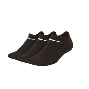 שלישיית גרביים NIKE מידות 23-35 לילדים בגוון שחור