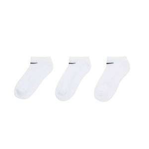 שלישיית גרביים NIKE מידות 23-35 לילדים בגוון לבן קרסוליות