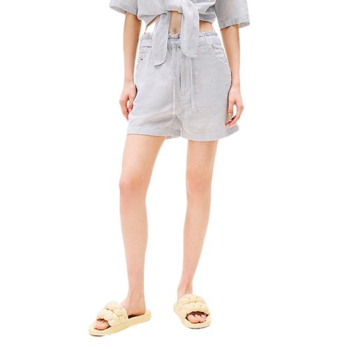 מכנס TOMMY JEANS מידות XS-L לנשים בגוון אפור בהיר