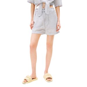 מכנס TOMMY JEANS מידות XS-L לנשים בגוון אפור בהיר
