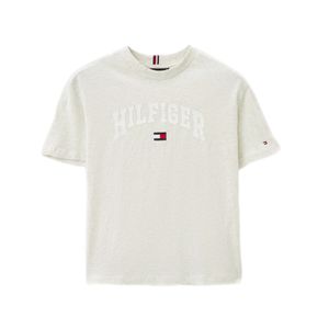 חולצה TOMMY HILFIGER מידות 2-16 לילדים בגוון לבן