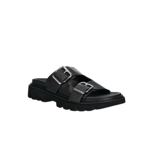 כפכף TOMMY JEANS מידות 36-40 לנשים בגוון שחור עם אבזמים