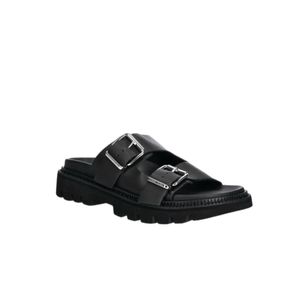 כפכף TOMMY JEANS מידות 36-40 לנשים בגוון שחור עם אבזמים