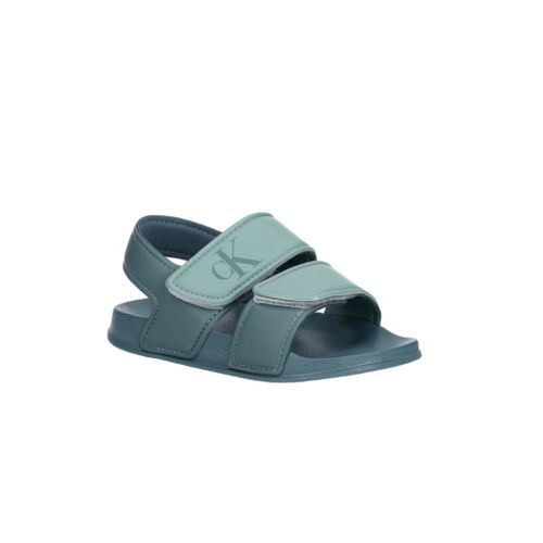 סנדל CALVIN KLEIN מידות 22-29 לילדים בגוון ירוק ים