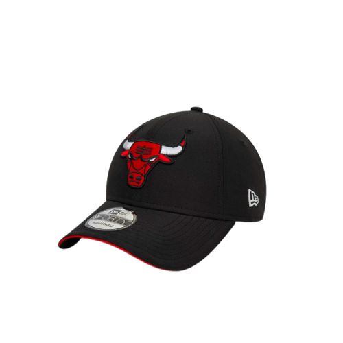 כובע NEW ERA לגברים בגוון שחור עם לוגו אדום