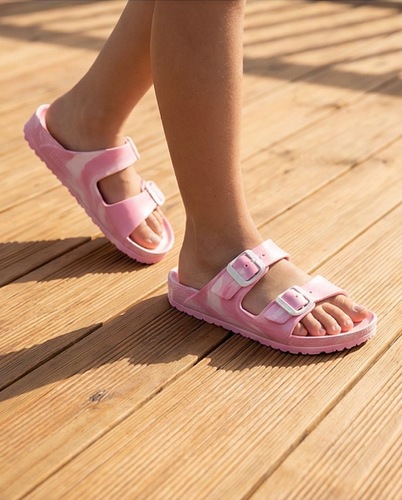 כפכף BIRKENSTOCK מידות 26-34 לילדים בגוון ורוד