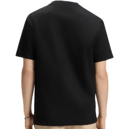 חולצה HUGO מידות S-XL לגברים בגוון שחור עם ריבוע
