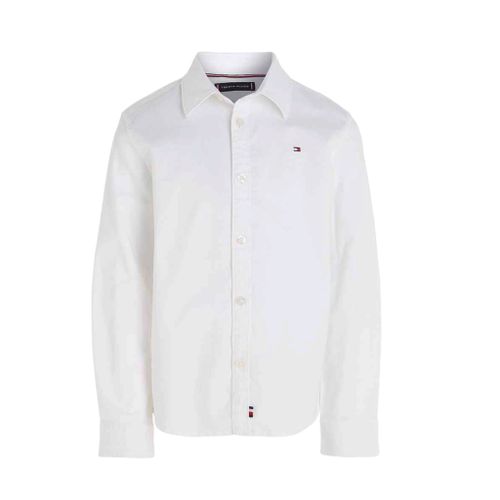 חולצה מכופתרת TOMMY HILFIGER מידות 6-9 חודשים עד 16 שנים לילדים בגוון לבן
