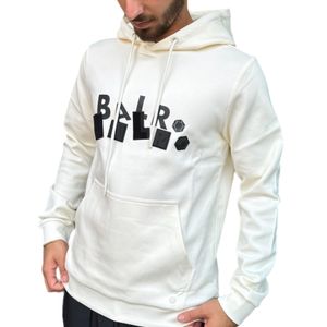 קפוצ׳ון BALR מידות S-XXL לגברים בגוון שמנת עם הדפס