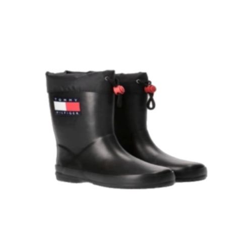 מגף TOMMY HILFIGER מידות 24-29 לילדים בגוון שחור