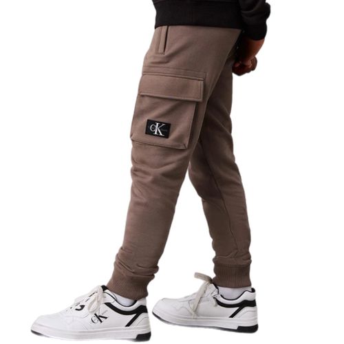 מכנס CALVIN KLEIN מידות 4-16 לילדים בגוון חום