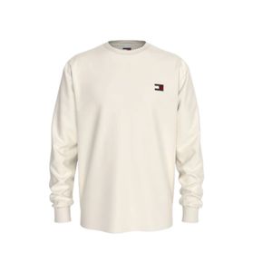 חולצה ארוכה TOMMY JEANS מידות S-XL לגברים בגוון שמנת