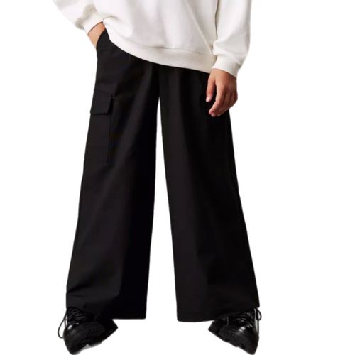 מכנס CALVIN KLEIN מידות 4-16 לילדים בגוון שחור רחב