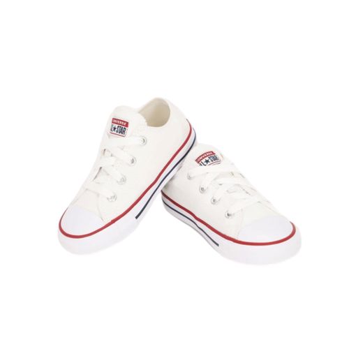 נעל CONVERSE נמוך לבן מידות 20-35 לילדים