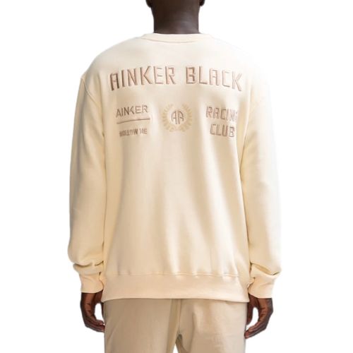 סוויטשרט AINKER מידות s-xl לגברים בגוון שמנת