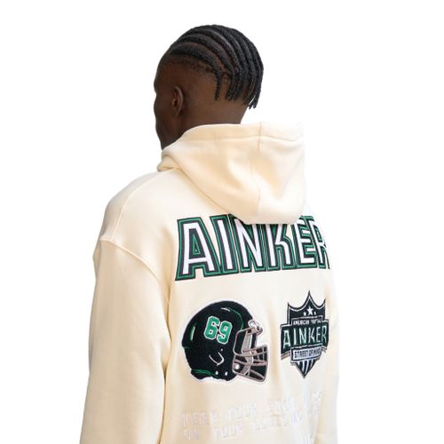 קפוצון AINKER מידות s-xl לגברים בגוון שמנת