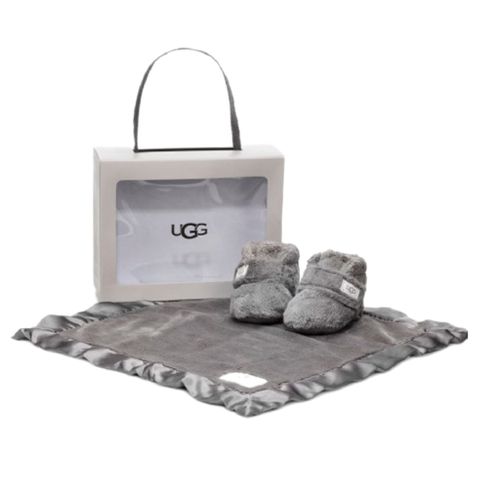 מארז UGG BIXBEE AND BEANIE BLANC אפור מידות 0-18M לילדים