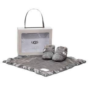 מארז UGG BIXBEE AND BEANIE BLANC אפור מידות 0-18M לילדים