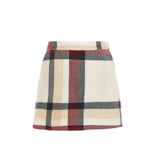 חצאית TOMMY HILFIGER מידות 2-16 לילדים בדוגמת משבצות