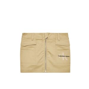 חצאית CALVIN KLEIN מידות 4-16 לילדים בגוון חאקי