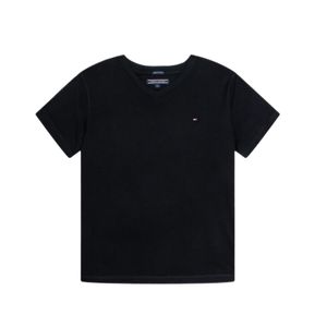 חולצה Tommy Hilfiger צווארון וי שחורה מידות 2T-16 לילדים