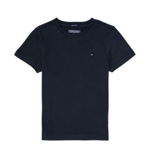 חולצה TOMMY HILFIGER שחורה צווארון עגול 3-16 לילדים