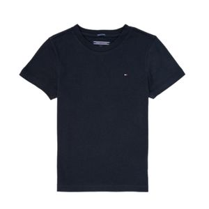 חולצה TOMMY HILFIGER שחורה צווארון עגול 3-16 לילדים