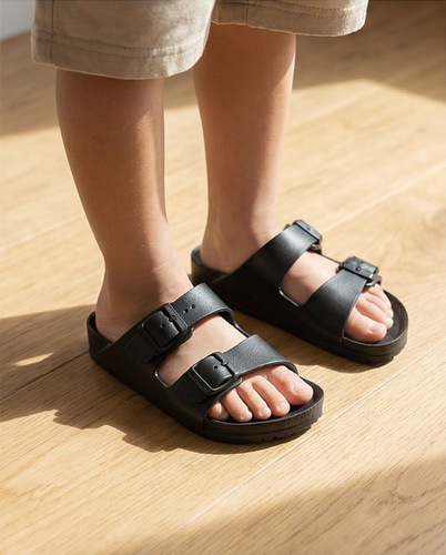 כפכפי BIRKENSTOCK שחורות מידות 24-34 לילדים