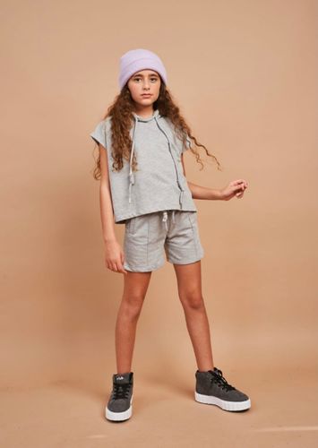 חליפה ברוקלין אפורה DANA SIDI מידות 4-14 לילדים