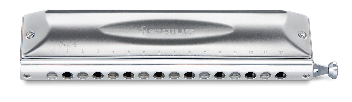 מפוחית כרומאטית מקצועית 16 נקבים מסדרת Serius מבית Suzuki 