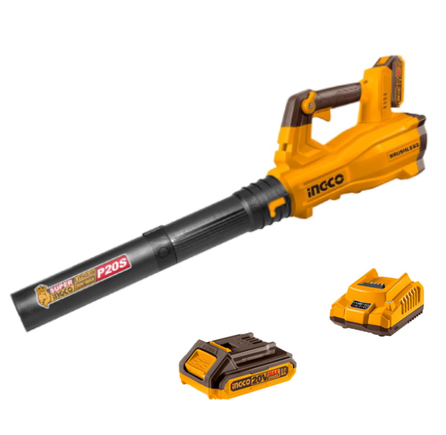 מפוח עוצמתי 20V נטען + סוללה 2.0AH+ מטען