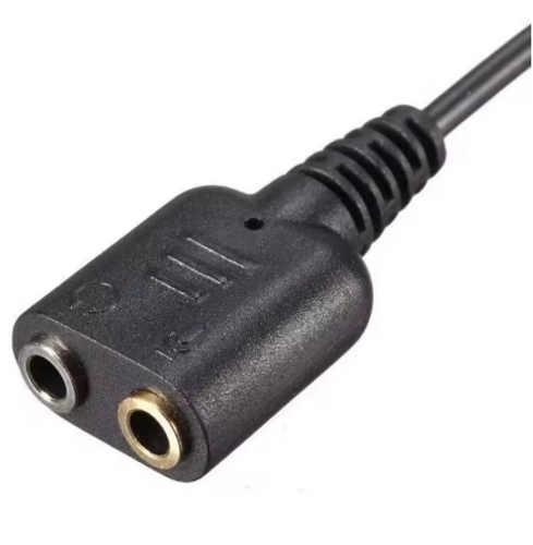 כבל מתאם RJ11 זכר ל 3.5mm AUX pl נקבה