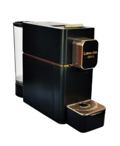 מכונת קפה לורנצו LORENZO + 100 קפסולות במגוון טעמים, בוחשנים וסוכר מתנה!