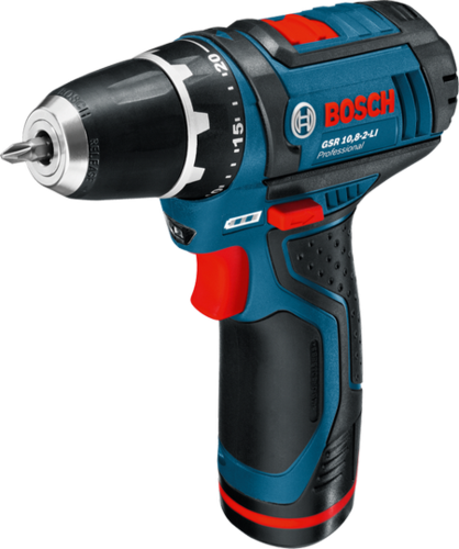 מברגה/ מקדחה כולל 39 אביזרים BOSCH GSR 12V-2-LI