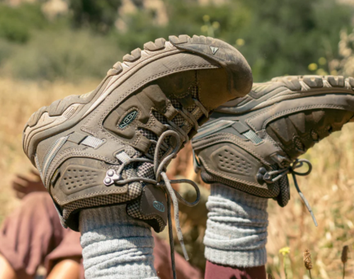 נעלי טיולים לנשים Targhee III MID תכלת - Keen