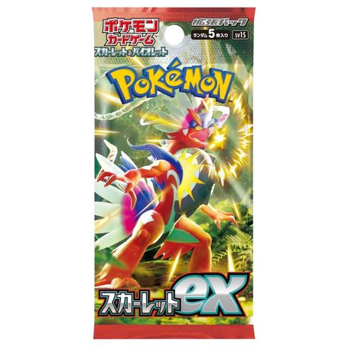 קלפי פוקימון חבילת בוסטר קוריאני סקארלט Pokemon TCG: Scarlet & Violet 1s - Scarlet Ex - Booster Pack (KR)