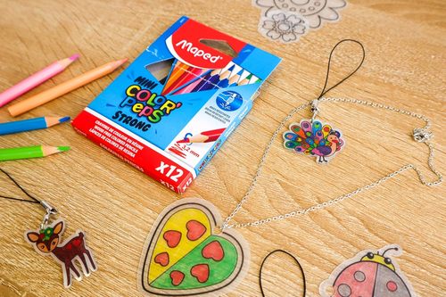 ערכת יצירה מחזיקי מפתוח Maped Creativ Imagin' Style Magical Plastic 