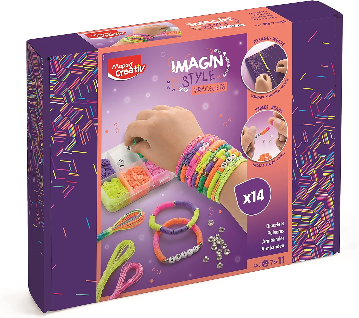 ערכת יצירת צמידים Maped Creativ Imagin