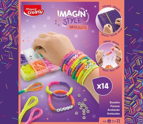 ערכת יצירת צמידים Maped Creativ Imagin' Style BRACELETS 