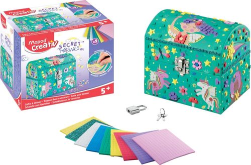 ערכת יצירה - קופסה עם מנעול MAPED CREATIV SECRET MOSAICS