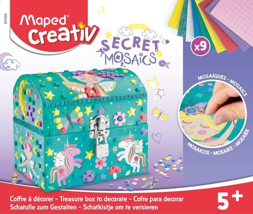 ערכת יצירה - קופסה עם מנעול MAPED CREATIV SECRET MOSAICS