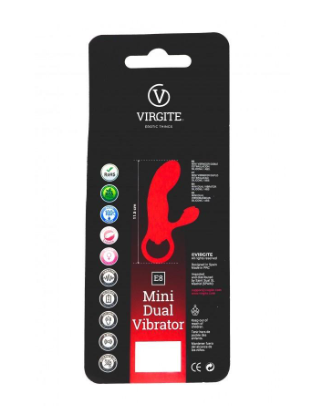 VIBRATOR W/ STIMULATOR E8 BLUE