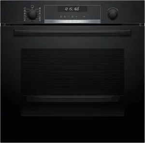 תנור בנוי חד-תאי bosch Serie 6 HBG578EB3B שחור, רוחב 59.4 ס"מ  נפח 71 ליטר