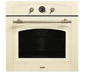 תנור בנוי חד־תאי Sauter Retro 4000C צבע קרם, רוחב 59.5 ס"מ, נפח 65.5 ליטר