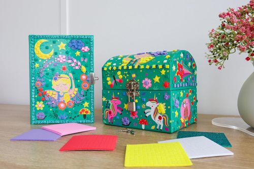 ערכת יצירה - קופסה עם מנעול MAPED CREATIV SECRET MOSAICS
