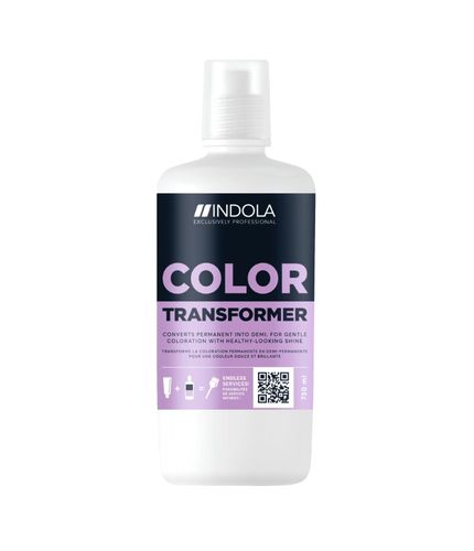  INDOLA COLOR TRASNFORMER צבע חצי קבוע שטיפה קולור טרנספורמר 750 מ״ל אינדולה
