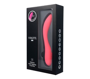  V8 PINK RECHARGEABLE TAPPING  VIBRATOR
